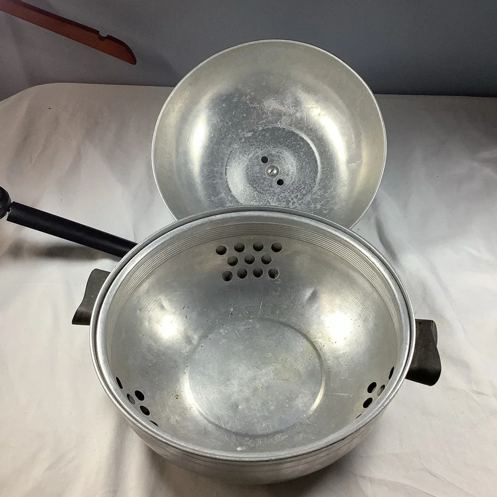 West Bend Aluminum Serving Oven Bread Warmer 3 Pc Stove‎ Top USA